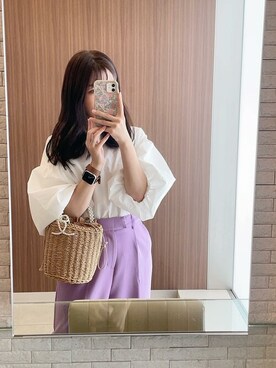 「SEU（エスイーユー）のアイテム」を使った、saisondepapillon_officialさん（レディース・158cm）の春コーディネート