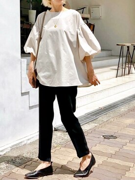 「SEU（エスイーユー）のアイテム」を使った、saisondepapillon_officialさん（レディース・160cm）の春コーディネート