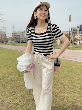 saisondepapillon_officialさん（レディース・160cm）の春コーディネート