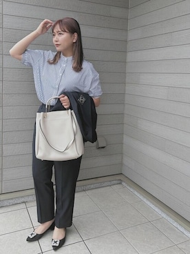 「SEU（エスイーユー）のアイテム」を使った、saisondepapillon_officialさん（レディース・159cm）の春コーディネート