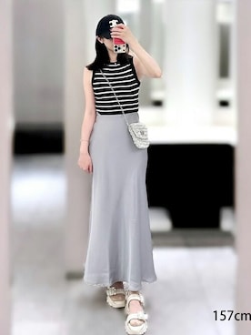 saisondepapillon_officialさん（レディース・157cm）の夏コーディネート