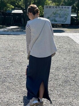 「SEU（エスイーユー）のアイテム」を使った、saisondepapillon_officialさん（レディース・155cm）の秋コーディネート
