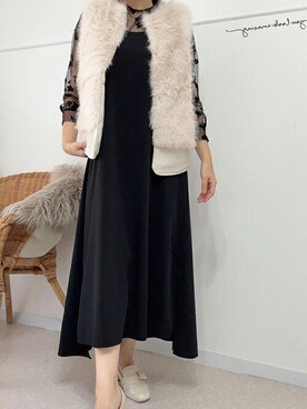 「SEU（エスイーユー）のアイテム」を使った、saisondepapillon_officialさん（レディース・156cm）の秋コーディネート