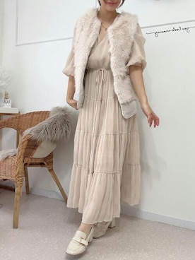 「SEU（エスイーユー）のアイテム」を使った、saisondepapillon_officialさん（レディース・156cm）の秋コーディネート