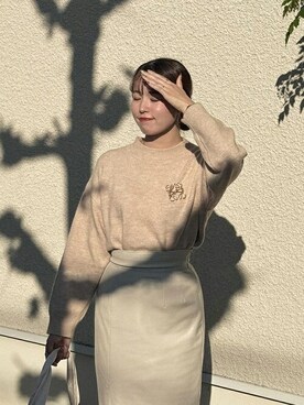 「SEU（エスイーユー）のアイテム」を使った、saisondepapillon_officialさん（レディース・168cm）の秋コーディネート