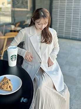 「SEU（エスイーユー）のアイテム」を使った、saisondepapillon_officialさん（レディース・163cm）の秋コーディネート