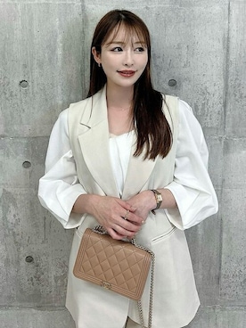 「SEU（エスイーユー）のアイテム」を使った、saisondepapillon_officialさん（レディース・163cm）の秋コーディネート