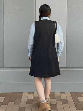「SEU（エスイーユー）のアイテム」を使った、saisondepapillon_officialさん（レディース・155cm）の冬コーディネート