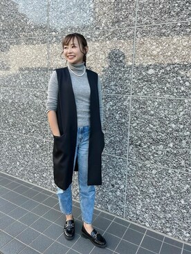 「SEU（エスイーユー）のアイテム」を使った、saisondepapillon_officialさん（レディース・156cm）の冬コーディネート