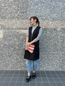 「SEU（エスイーユー）のアイテム」を使った、saisondepapillon_officialさん（レディース・156cm）の冬コーディネート