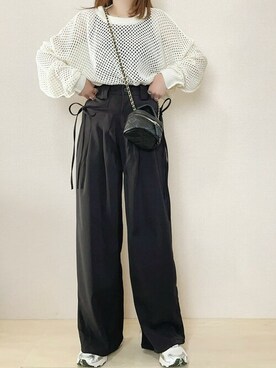 「SEU（エスイーユー）のアイテム」を使った、saisondepapillon_officialさん（レディース・153cm）の冬コーディネート