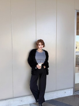 「SEU（エスイーユー）のアイテム」を使った、saisondepapillon_officialさん（レディース・157cm）の冬コーディネート