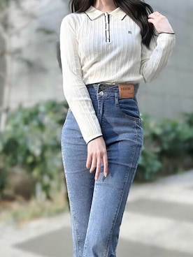 「SEU（エスイーユー）のアイテム」を使った、saisondepapillon_officialさん（レディース・157cm）の冬コーディネート