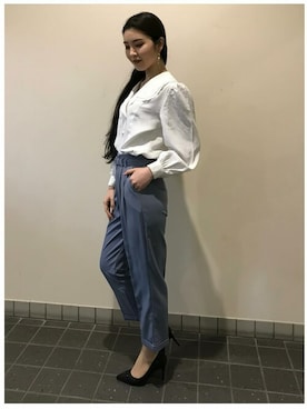 「SEU（エスイーユー）のアイテム」を使った、saisondepapillon_officialさん（レディース・158cm）の冬コーディネート