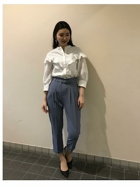 「SEU（エスイーユー）のアイテム」を使った、saisondepapillon_officialさん（レディース・158cm）の冬コーディネート