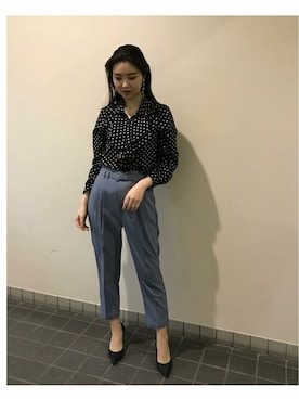 「SEU（エスイーユー）のアイテム」を使った、saisondepapillon_officialさん（レディース・158cm）の冬コーディネート