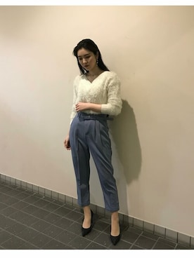 「SEU（エスイーユー）のアイテム」を使った、saisondepapillon_officialさん（レディース・158cm）の冬コーディネート