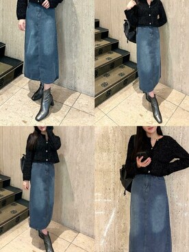 「SEU（エスイーユー）のアイテム」を使った、saisondepapillon_officialさん（レディース・160cm）の春コーディネート