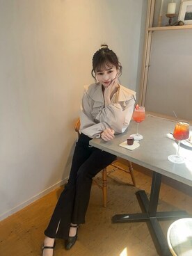 「SEU（エスイーユー）のアイテム」を使った、saisondepapillon_officialさん（レディース・165cm）の春コーディネート