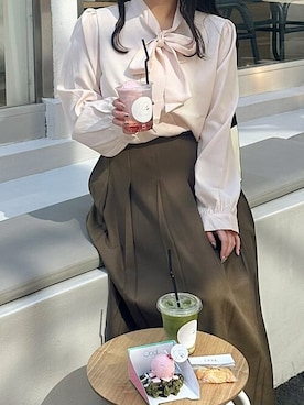 saisondepapillon_officialさん（レディース・154cm）の春コーディネート