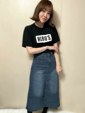 「SEU（エスイーユー）のアイテム」を使った、saisondepapillon_officialさん（レディース・160cm）の春コーディネート