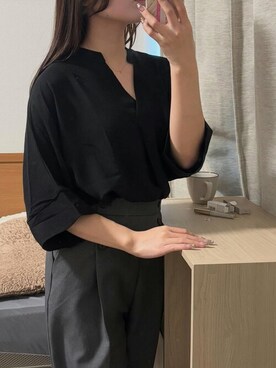 「SEU（エスイーユー）のアイテム」を使った、saisondepapillon_officialさん（レディース・155cm）の春コーディネート