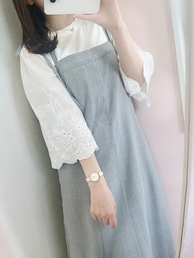 「SEU（エスイーユー）のアイテム」を使った、saisondepapillon_officialさん（レディース・157cm）の春コーディネート