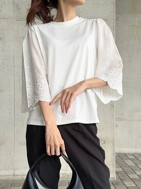 「SEU（エスイーユー）のアイテム」を使った、saisondepapillon_officialさん（レディース・164cm）の春コーディネート