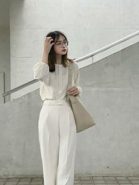 「SEU（エスイーユー）のアイテム」を使った、saisondepapillon_officialさん（レディース・165cm）の春コーディネート