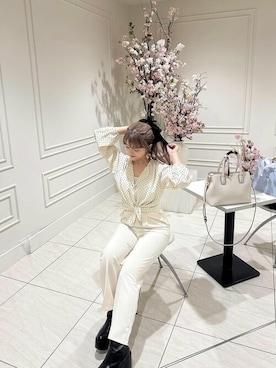 saisondepapillon_officialさん（レディース・155cm）の春コーディネート