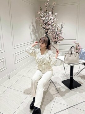 saisondepapillon_officialさん（レディース・155cm）の春コーディネート