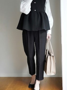 「SEU（エスイーユー）のアイテム」を使った、saisondepapillon_officialさん（レディース・161cm）の春コーディネート