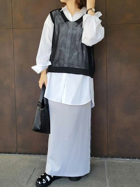 saisondepapillon_officialさん（レディース・162cm）の春コーディネート