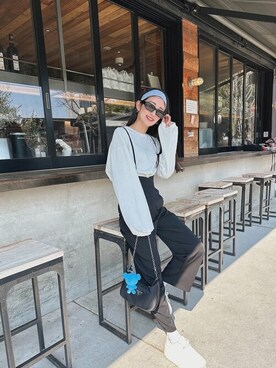 「SEU（エスイーユー）のアイテム」を使った、saisondepapillon_officialさん（レディース・163cm）の春コーディネート