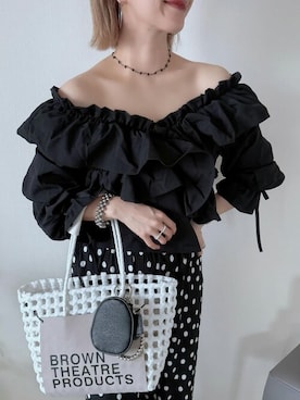 「SEU（エスイーユー）のアイテム」を使った、saisondepapillon_officialさん（レディース・158cm）の春コーディネート