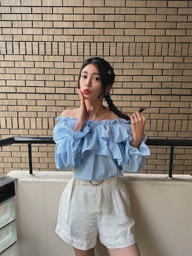 「SEU（エスイーユー）のアイテム」を使った、saisondepapillon_officialさん（レディース・163cm）の春コーディネート