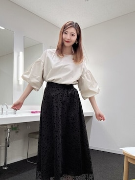 「SEU（エスイーユー）のアイテム」を使った、saisondepapillon_officialさん（レディース・156cm）の春コーディネート