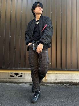 「alpha」｜Rightonさん（メンズ・175cm）の秋コーディネート