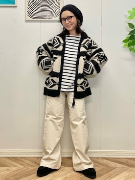 「BACK NUMBER（バックナンバー）のアイテム」を使った、Rightonさん（レディース・158cm）の冬コーディネート