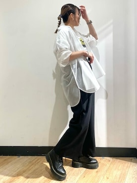 「Right-on（ライトオン）のアイテム（パンツ）」を使った、Rightonさん（レディース・160cm）の春コーディネート