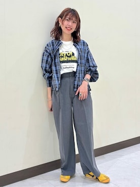 「Right-on（ライトオン）のアイテム（パンツ）」を使った、Rightonさん（レディース・164cm）の春コーディネート