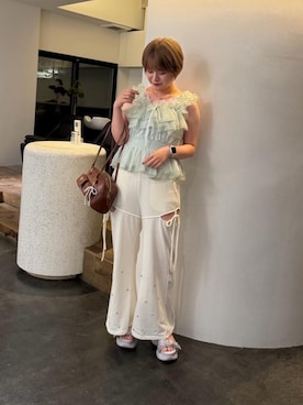 mihopon ♡さん（レディース・161cm）の夏コーディネート