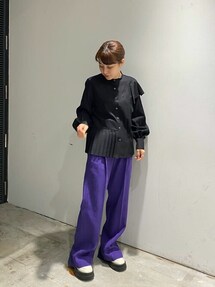 ユナイテッドトウキョウ　シャツ ブラウス ランダムプリーツブラウス UNITED TOKYO（ユナイテッドトウキョウ）の「ランダムプリーツブラウス