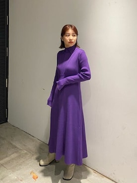 「#オトナカジュアル」｜「アイテム（ワンピース/ドレス）」を使った、Yukaさん（レディース・152cm）の秋コーディネート
