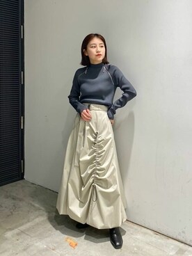 「#秋コーデ」｜「アイテム（ブーツ）」を使った、Yukaさん（レディース・152cm）の冬コーディネート