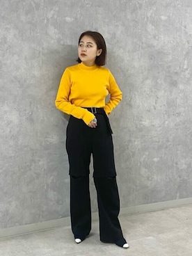「#オトナカジュアル」｜「アイテム（その他シューズ）」を使った、Yukaさん（レディース・152cm）の冬コーディネート
