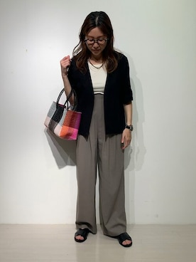 「diminutivo」｜桒原さん（レディース・159cm）の春コーディネート