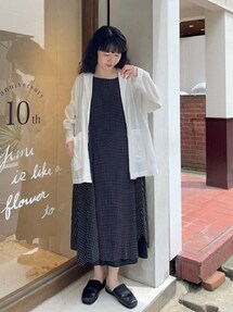 yuni（ユニ ）の「レーヨンリネンナイロン haori ジャケット