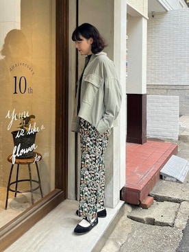 「yuni（ユニ　）のアイテム」を使った、ﾆ ｼ ﾜ ｷ  ｼ ﾎさん（レディース・158cm）の秋コーディネート