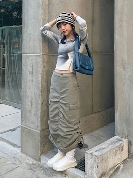 「klogg（クロッグ）のアイテム（その他シューズ）」を使った、namiさん（レディース・155cm）の秋コーディネート